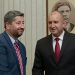 Иванов по комсомолски рецитира пред Радев