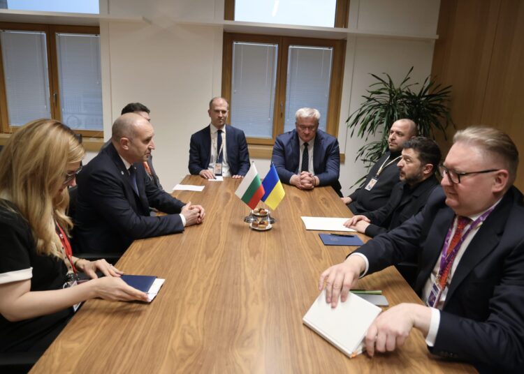 Радев и Голата Маха на среща със Зеленски