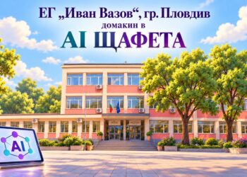 ЕГ Иван Вазов отваря врати за AI ЩАФЕТА