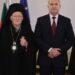 Радев се срещна с патриарх Вартоломей